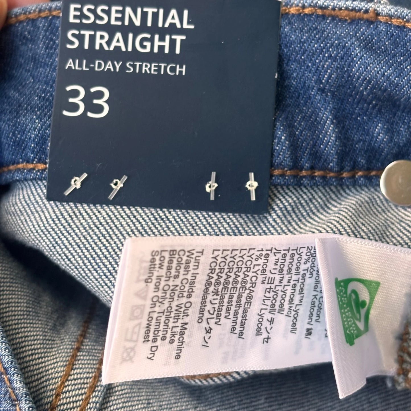 Jeans Straight By J. Crew In Blue Denim, Size: 16