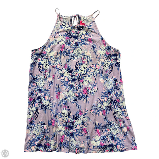 Dress Designer By Lilly Pulitzer In Pink & Purple, Size: Xxl