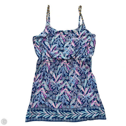 Dress Designer By Lilly Pulitzer In Blue & Pink, Size: Xl