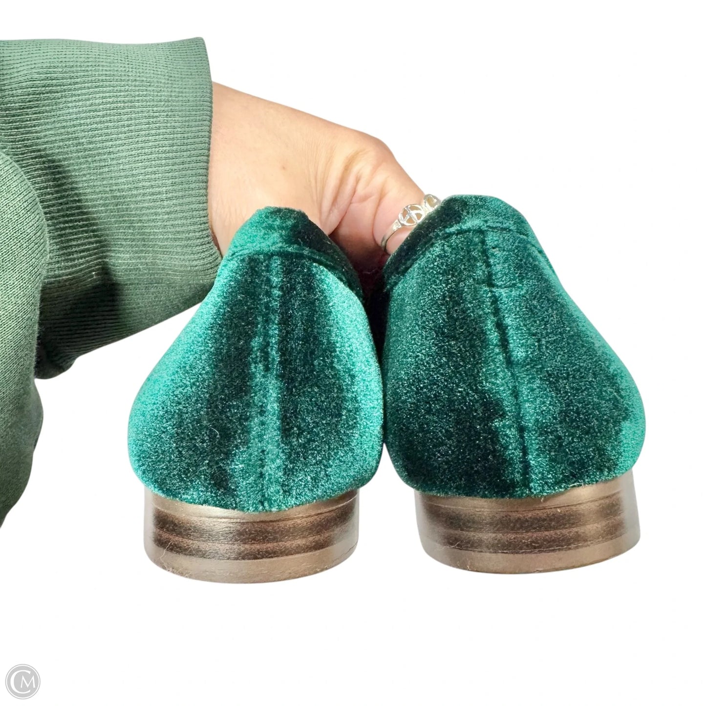 Shoes Flats By J. Crew In Green, Size: 7.5