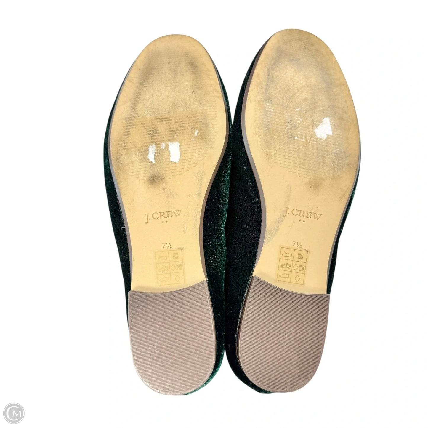 Shoes Flats By J. Crew In Green, Size: 7.5