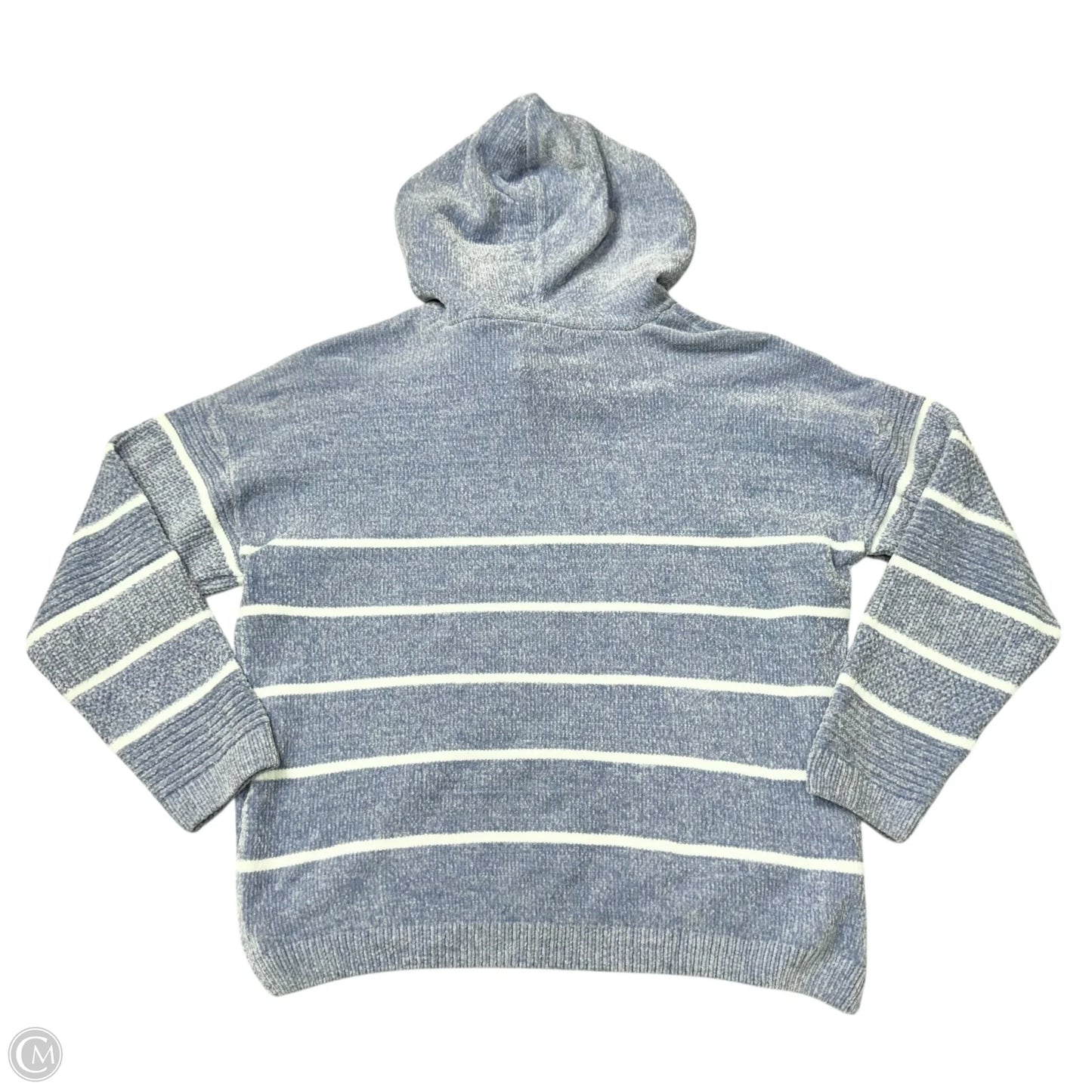 Sweater By Rachel Zoe In Blue & White, Size: L