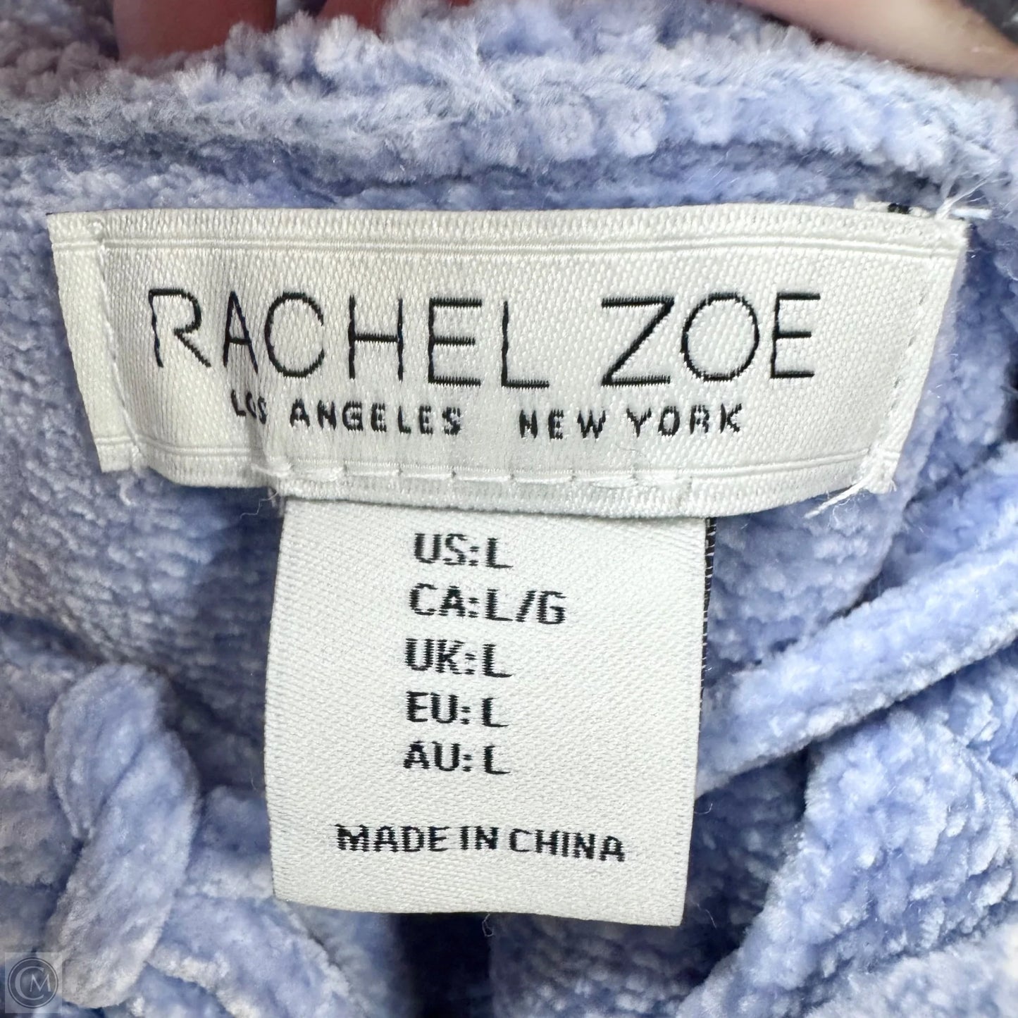 Sweater By Rachel Zoe In Blue & White, Size: L