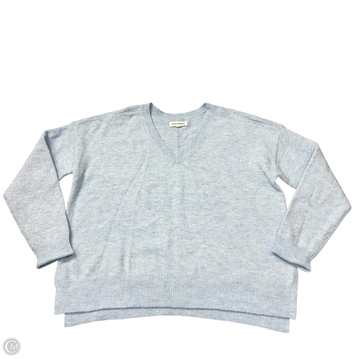Sweater By Lucky Brand In Blue, Size: L
