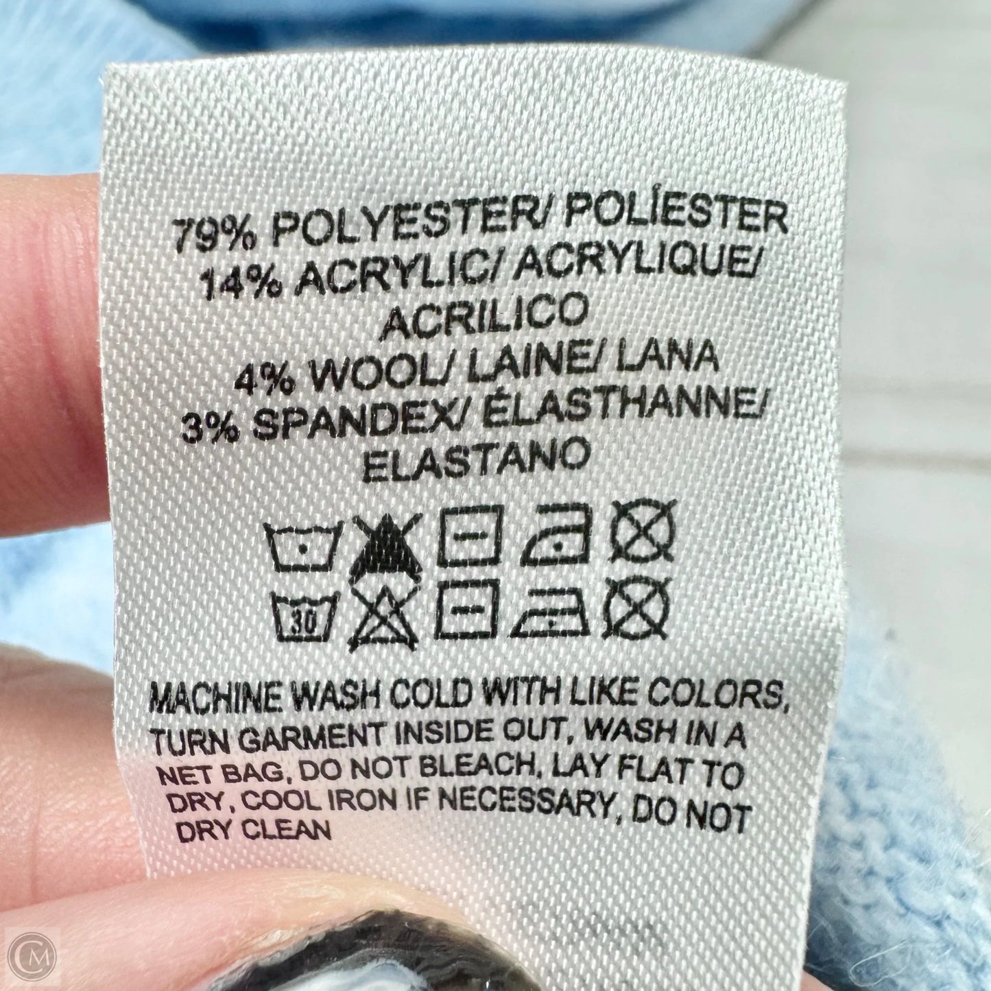 Sweater By Lucky Brand In Blue, Size: L