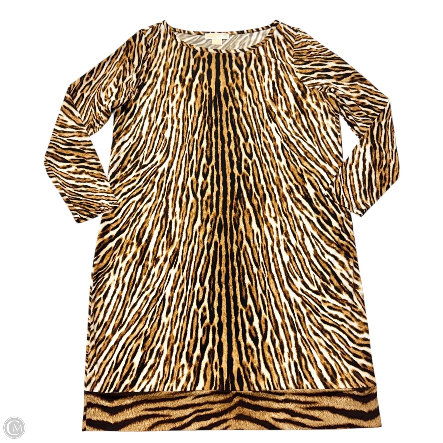 Dress Casual Midi By Michael By Michael Kors In Animal Print, Size: 2x