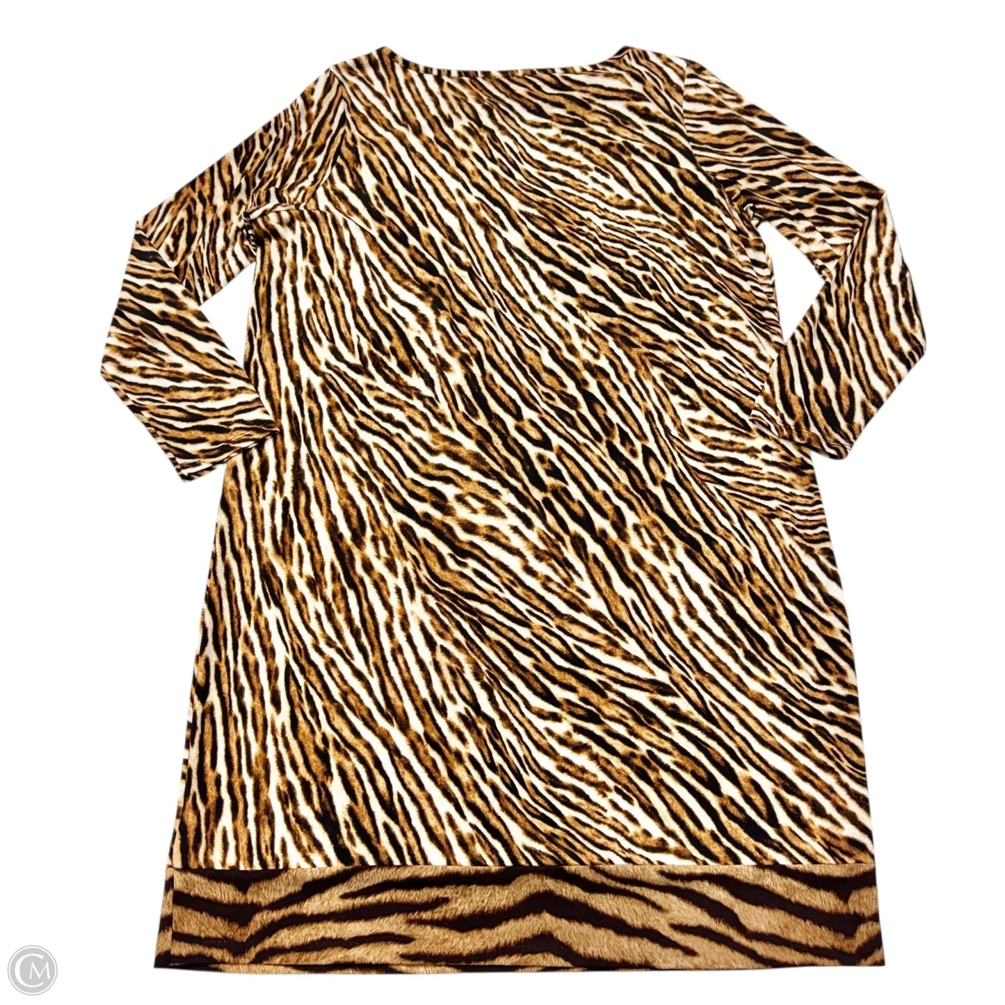 Dress Casual Midi By Michael By Michael Kors In Animal Print, Size: 2x