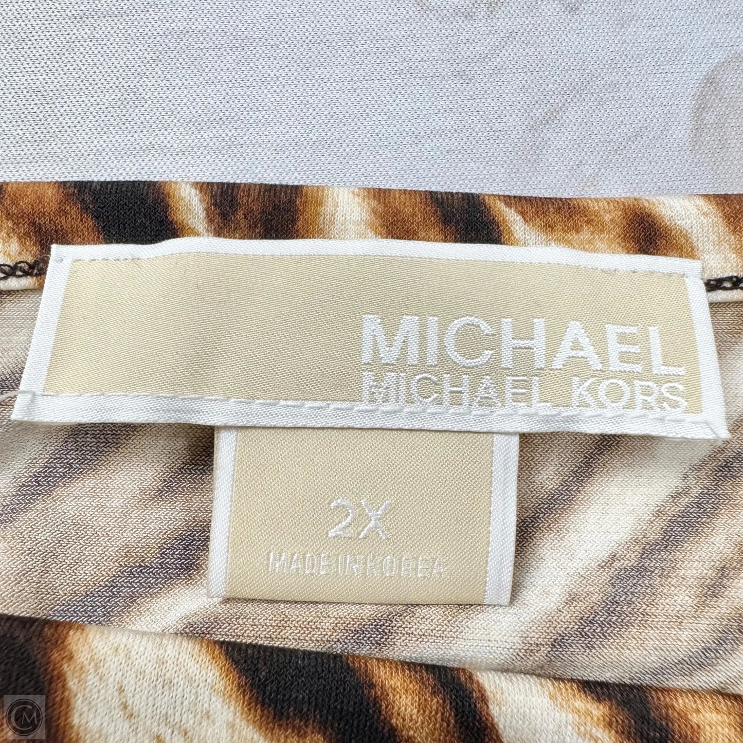 Dress Casual Midi By Michael By Michael Kors In Animal Print, Size: 2x