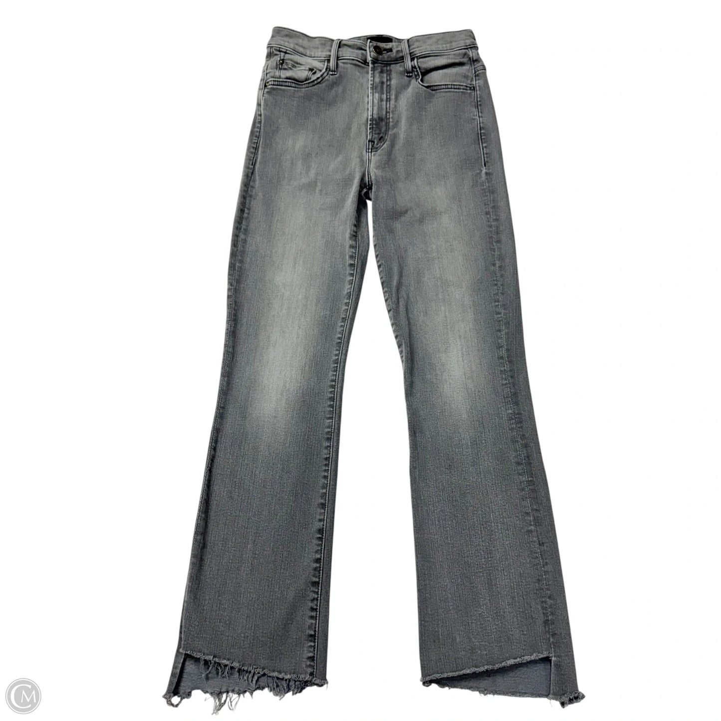 Jeans Cropped By Mother In Grey Denim, Size: 2