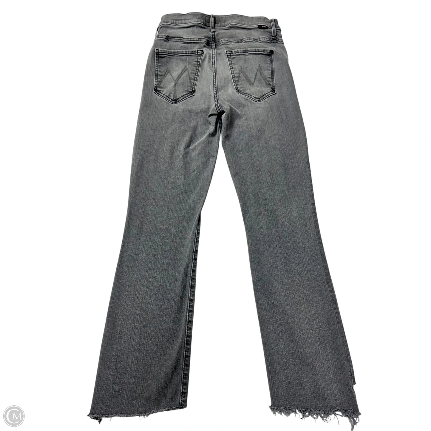 Jeans Cropped By Mother In Grey Denim, Size: 2