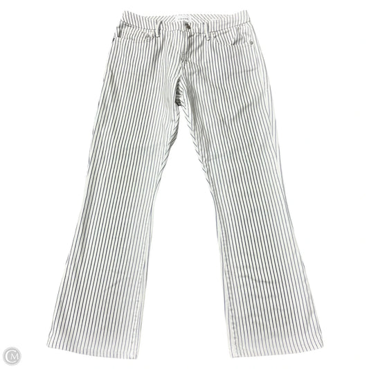 Jeans Boot Cut By Frame In Striped Pattern, Size: 2