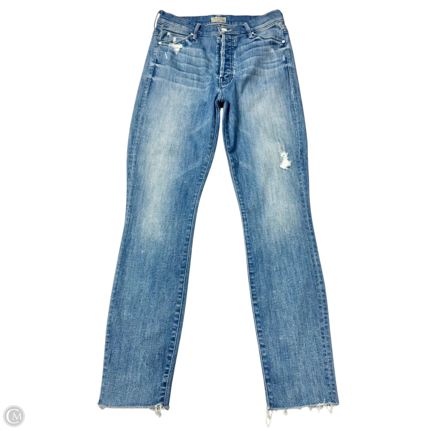 Jeans Skinny By Mother In Blue Denim, Size: 2