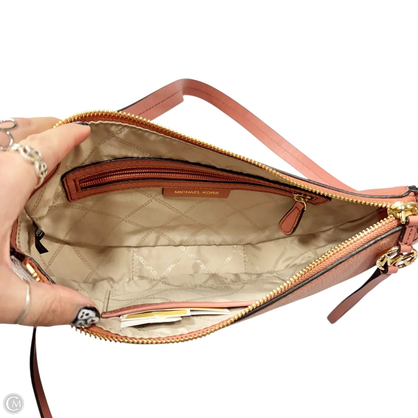 Crossbody Designer By Michael Kors, Size: Medium