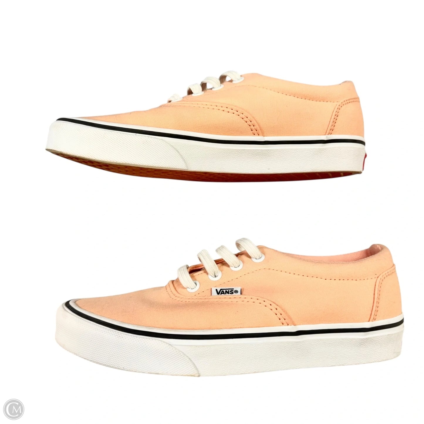 Shoes Sneakers By Vans In Peach, Size: 7.5