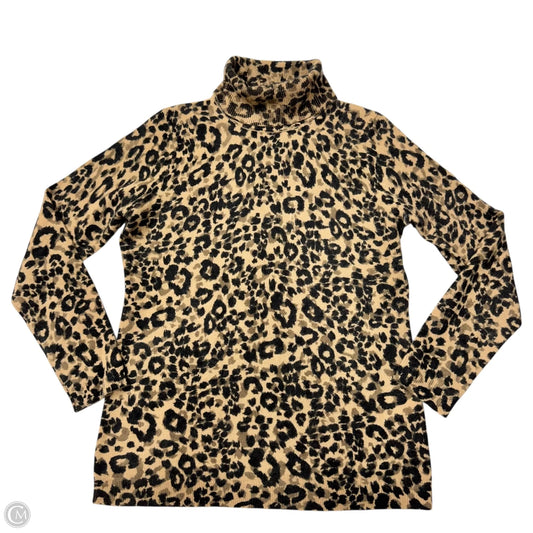 Sweater Cashmere By Charter Club In Leopard Print, Size: M