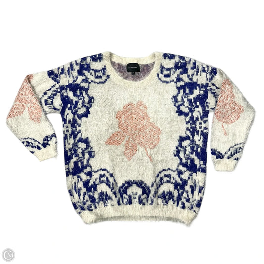 Sweater By La Fee Verte In Blue & Orange, Size: M