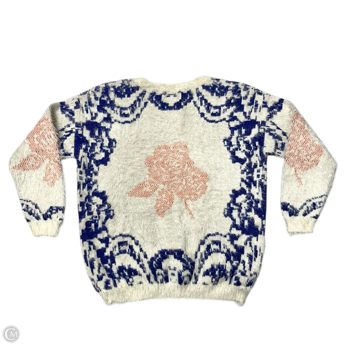 Sweater By La Fee Verte In Blue & Orange, Size: M