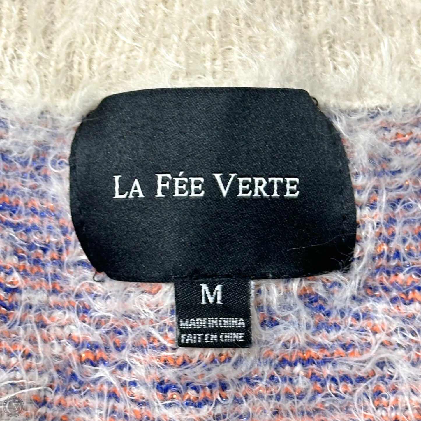 Sweater By La Fee Verte In Blue & Orange, Size: M