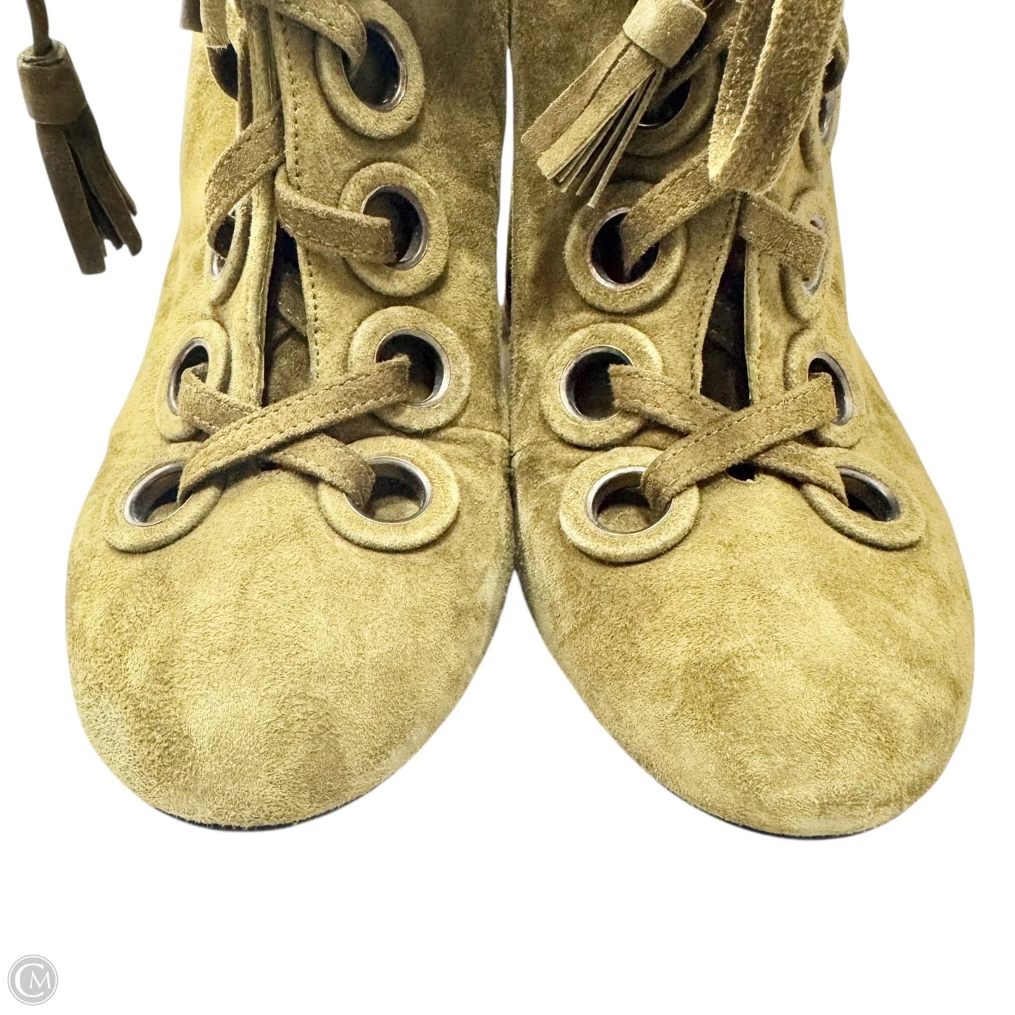 Boots Ankle Heels By Laurence Dacade In Green, Size: 8.5