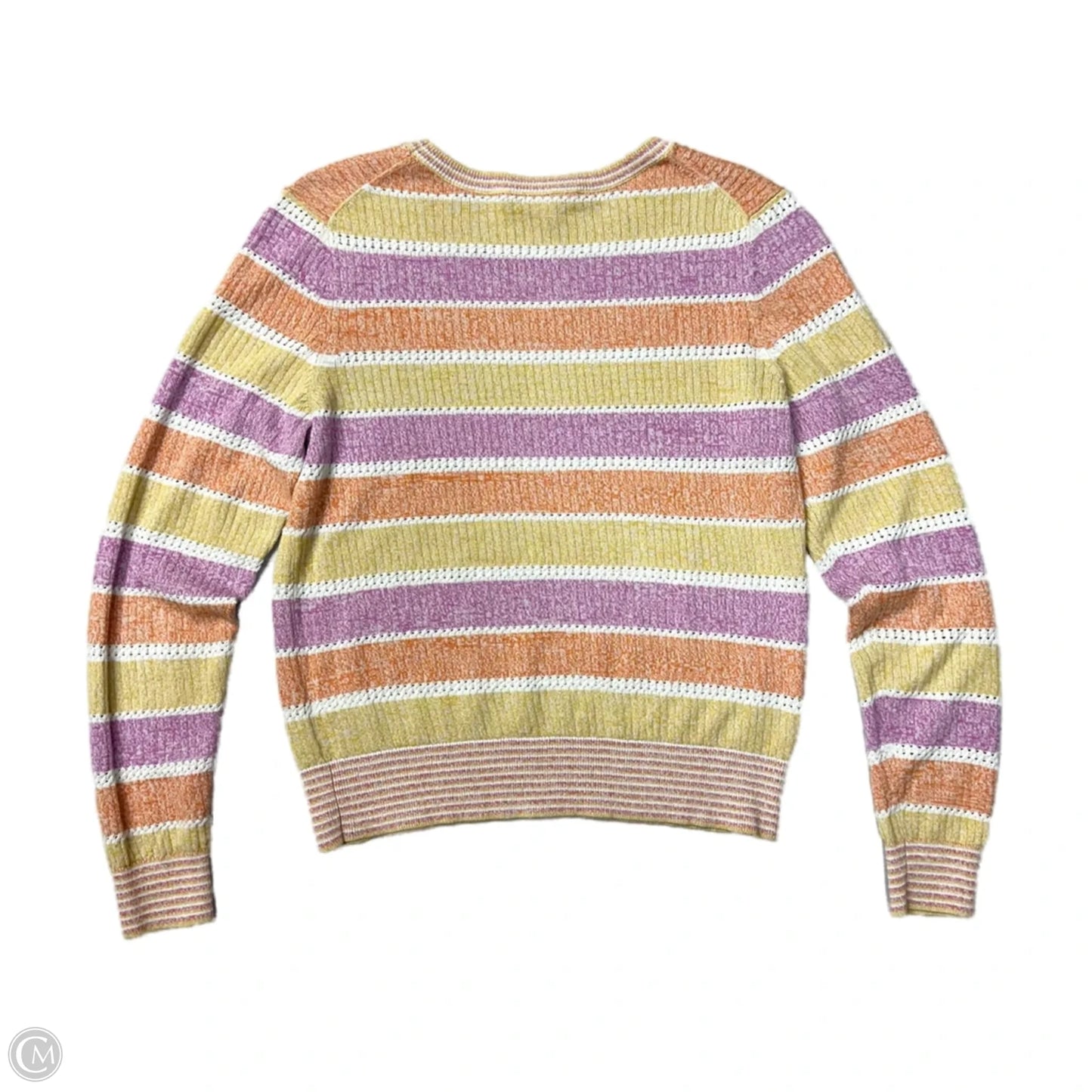 Top Long Sleeve By Veronica Beard In Orange & Purple, Size: M