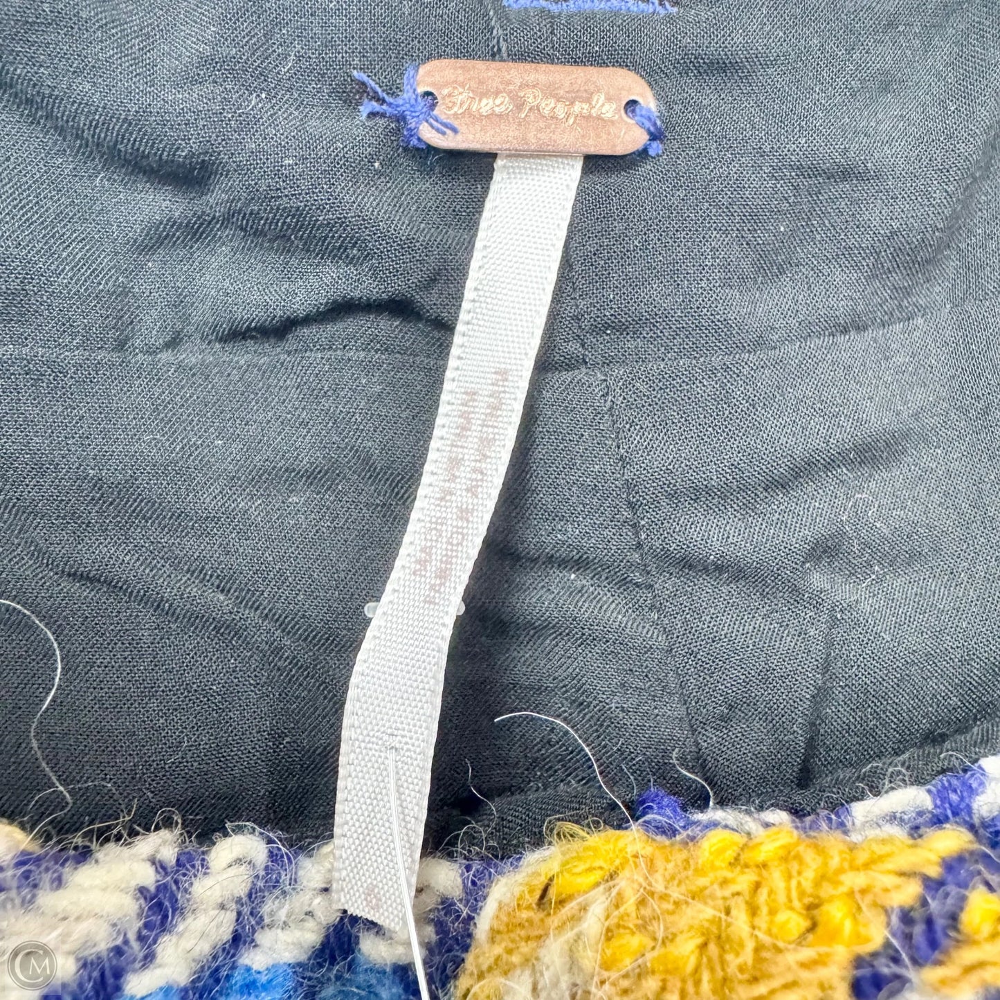 Skirt Mini & Short By Free People In Blue & Yellow, Size: S