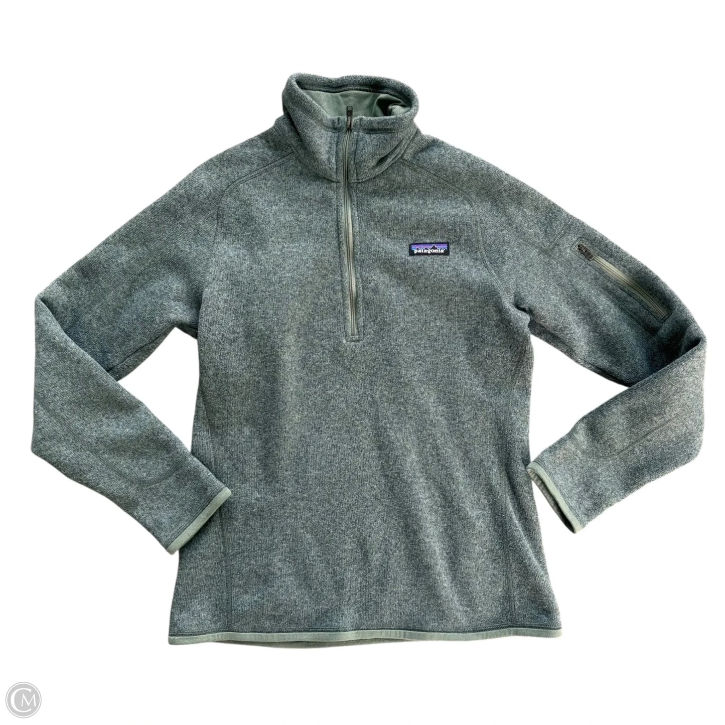 Jacket Fleece By Patagonia In Green, Size: M