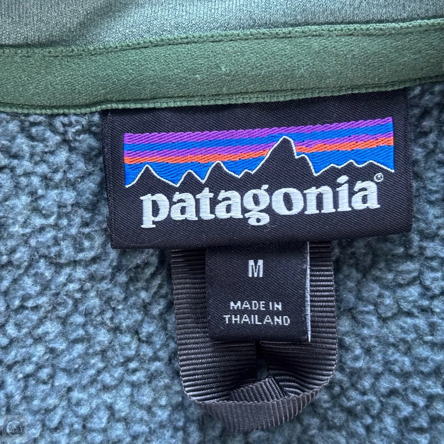 Jacket Fleece By Patagonia In Green, Size: M