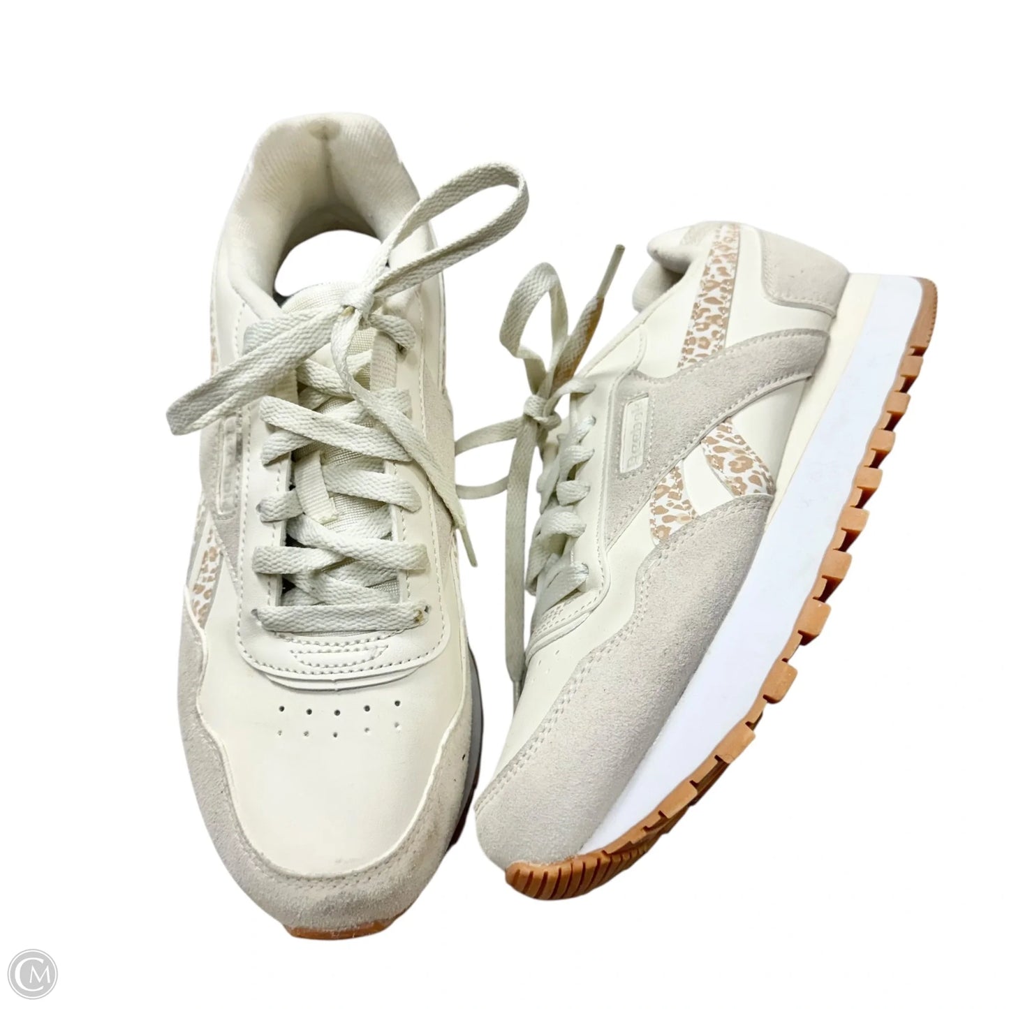 Shoes Sneakers By Reebok In Cream & Tan, Size: 7.5