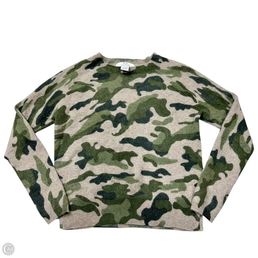 Sweater Cashmere By Magaschoni In Camouflage Print, Size: S