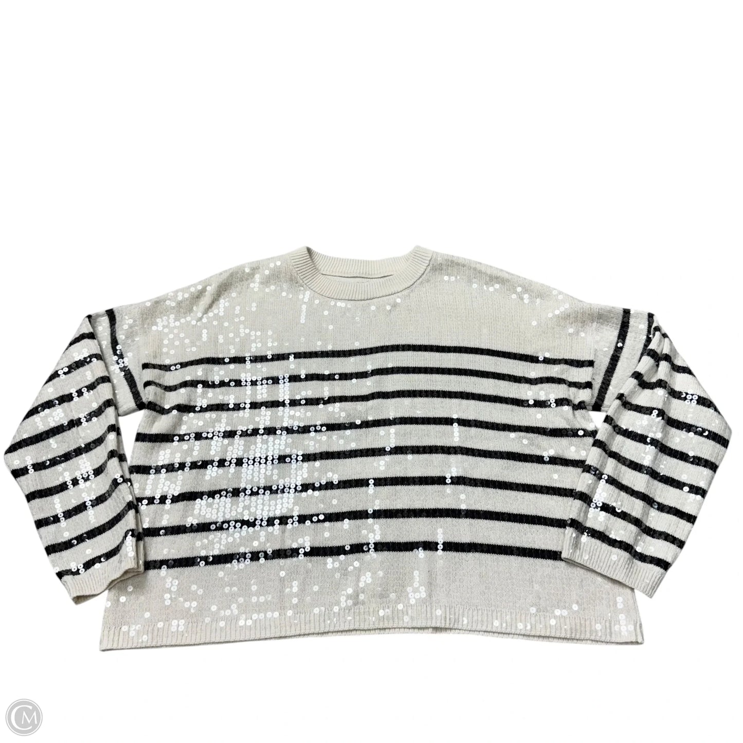 Sweater By Loft In Striped Pattern, Size: Xl