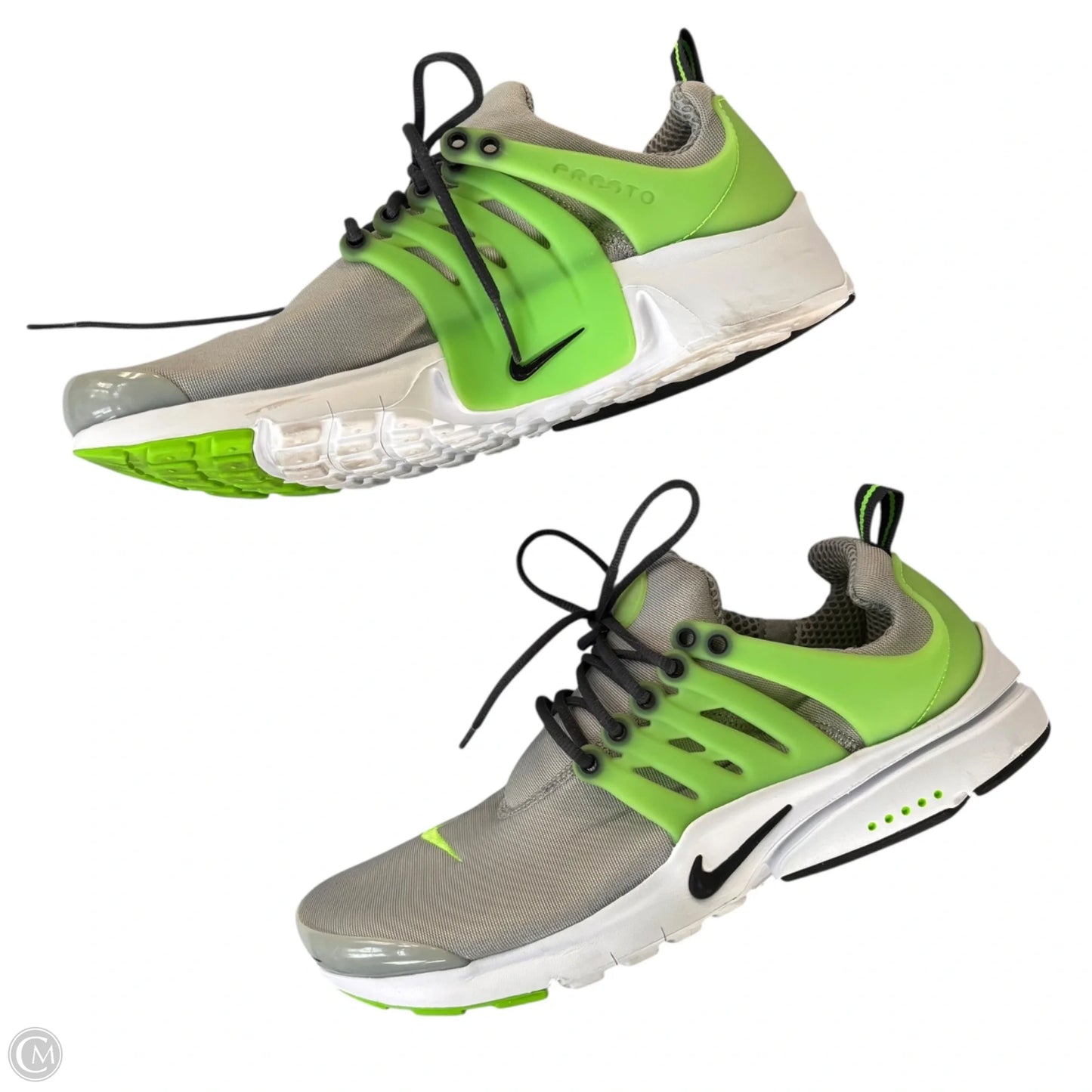 Shoes Athletic By Nike In Green & Grey, Size: 9