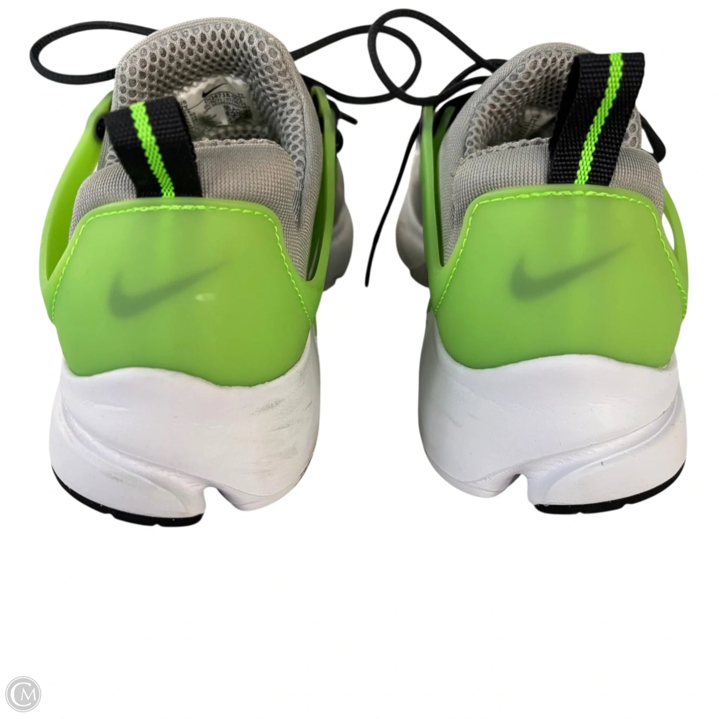 Shoes Athletic By Nike In Green & Grey, Size: 9
