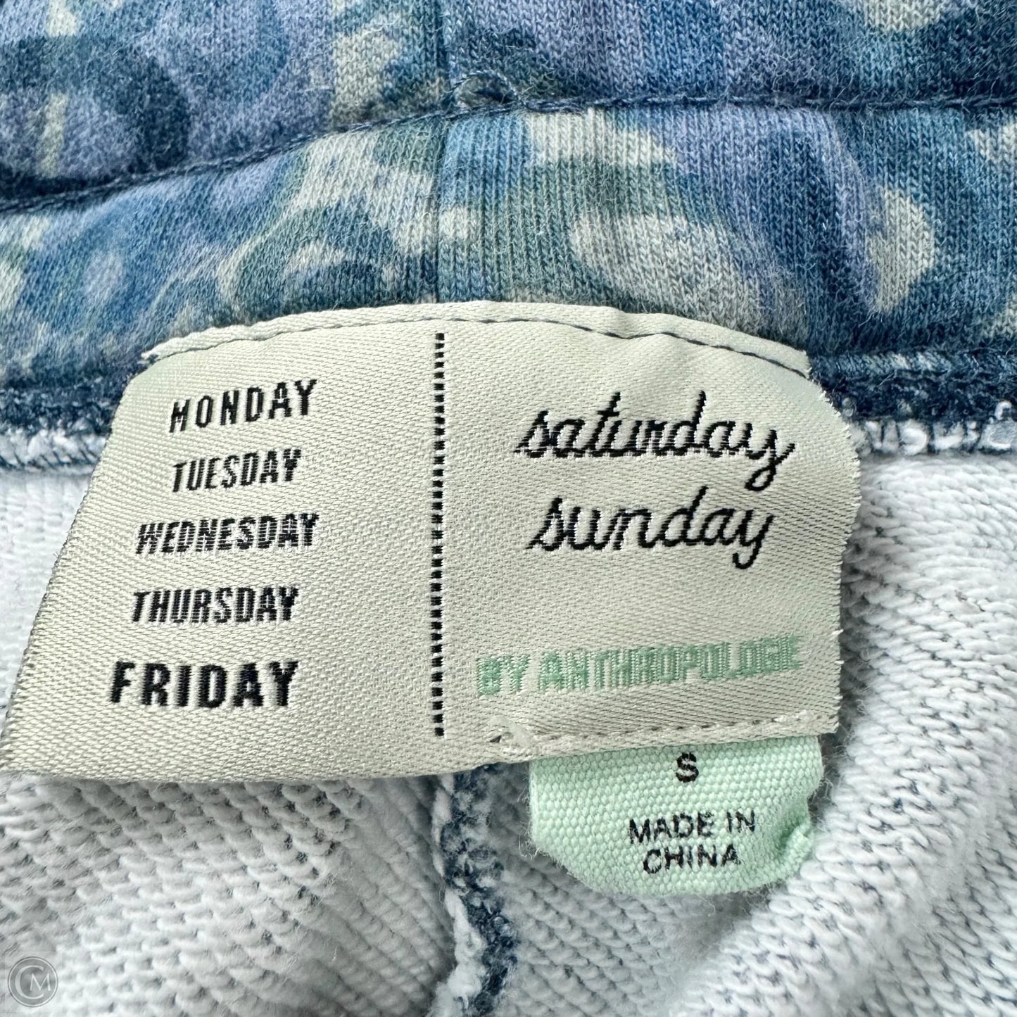 Pants Lounge By Saturday/sunday In Blue & Green, Size: S