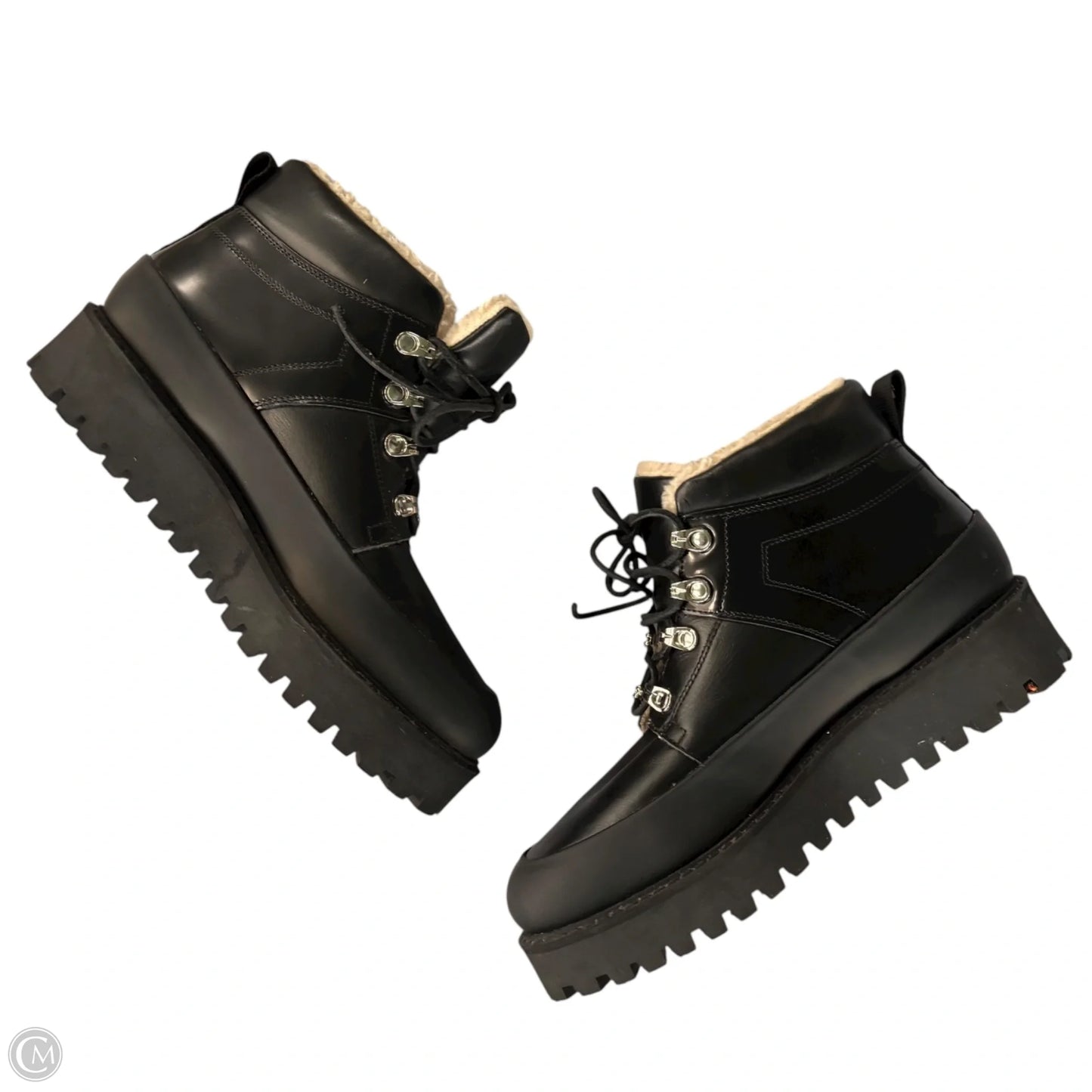 Boots Ankle Flats By Ganni In Black, Size: 10.5