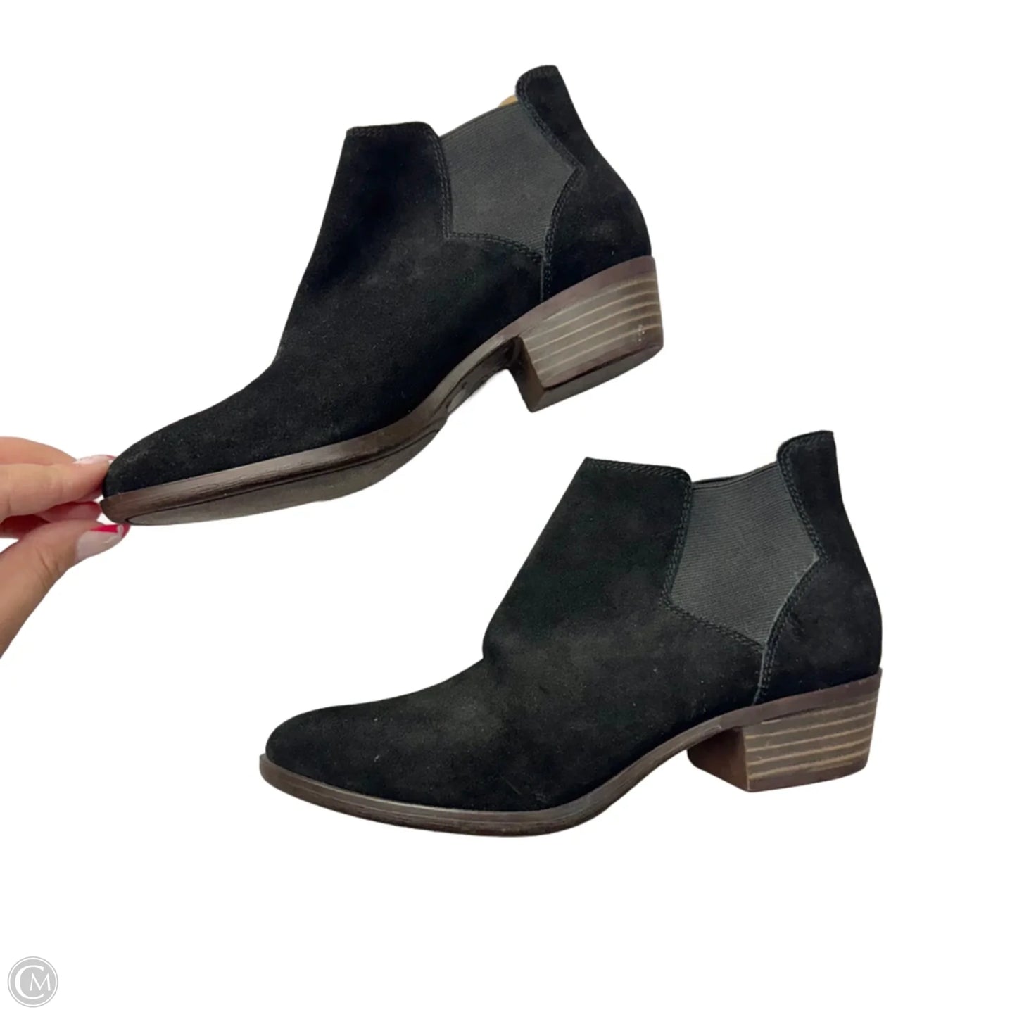 Boots Ankle Flats By Lucky Brand In Black, Size: 7