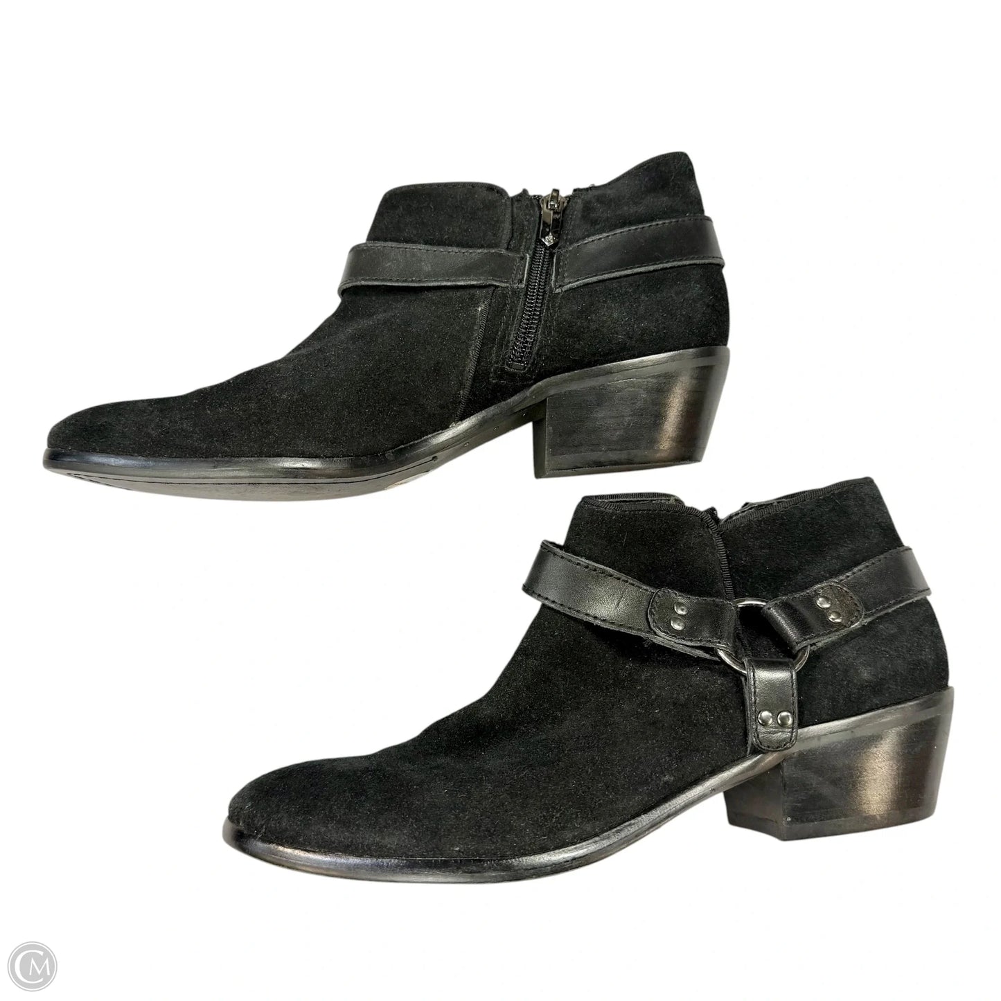 Boots Ankle Flats By Sam Edelman In Black, Size: 7