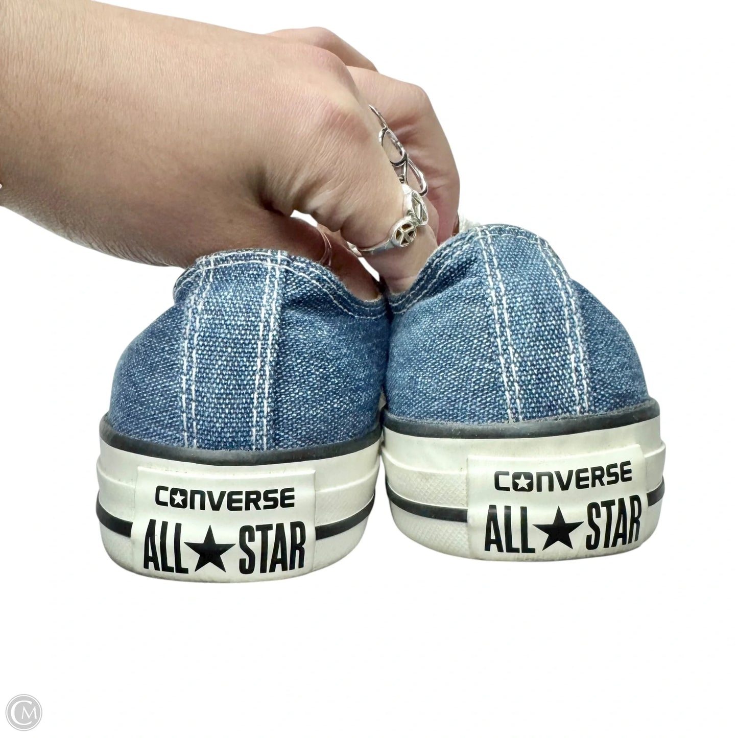 Shoes Sneakers By Converse In Blue, Size: 6.5