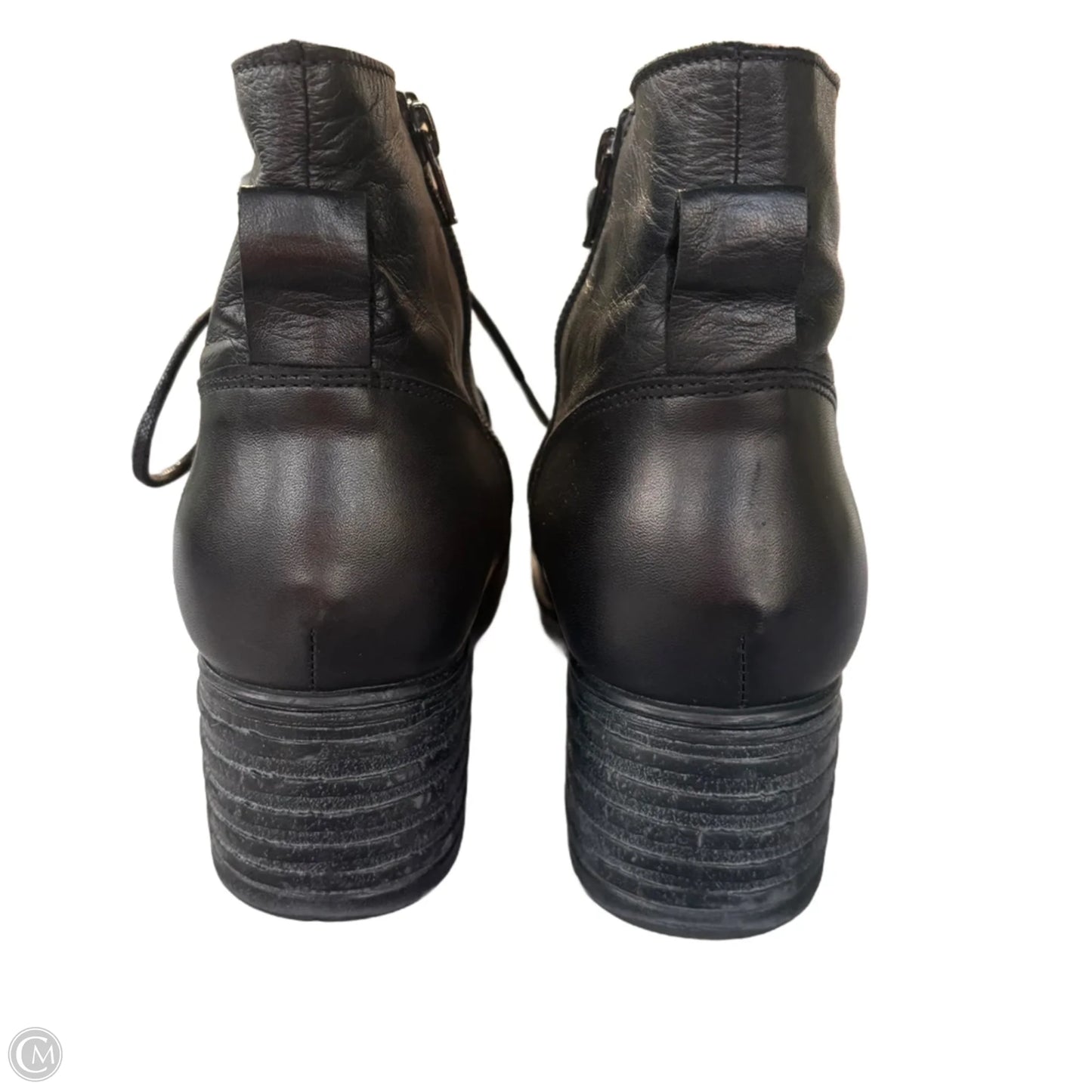 Boots Ankle Heels By Miz Mooz In Black, Size: 11.5