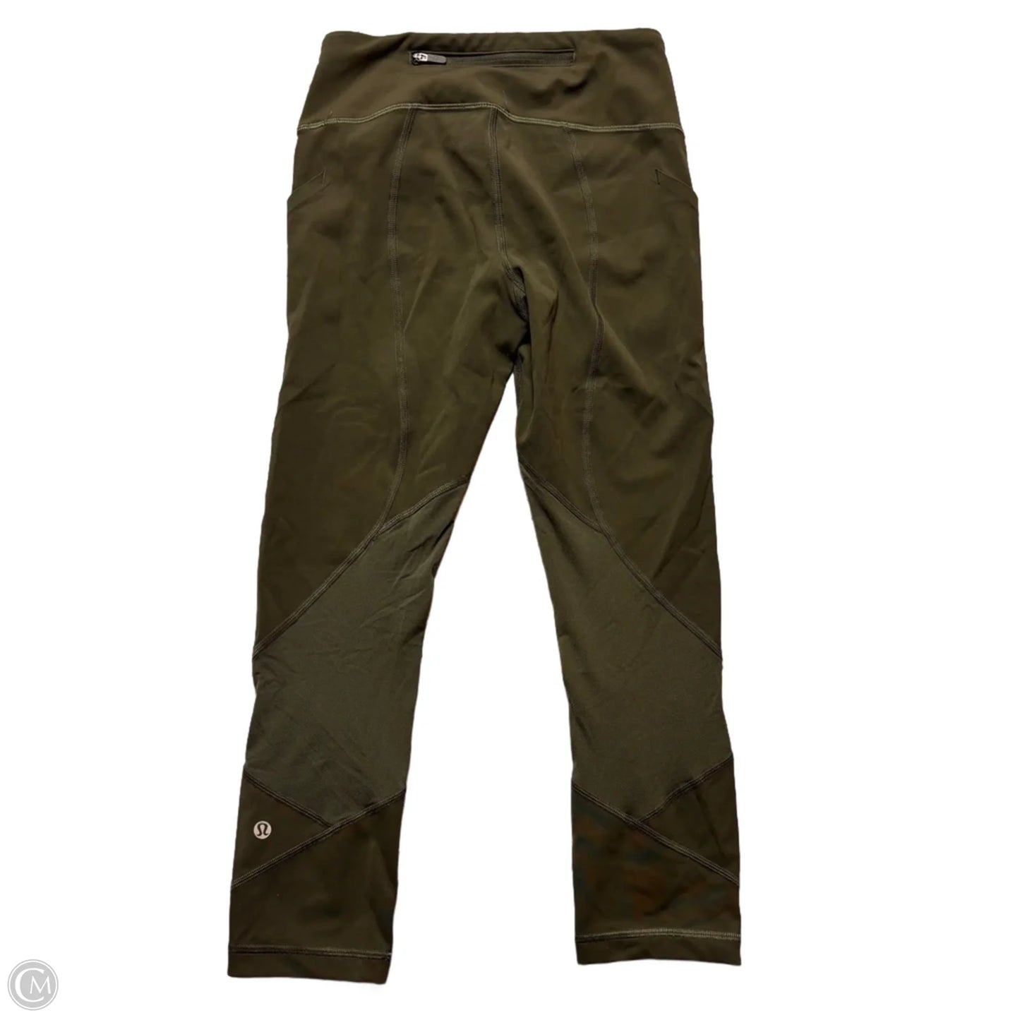 Athletic Leggings Capris By Lululemon In Green, Size: S