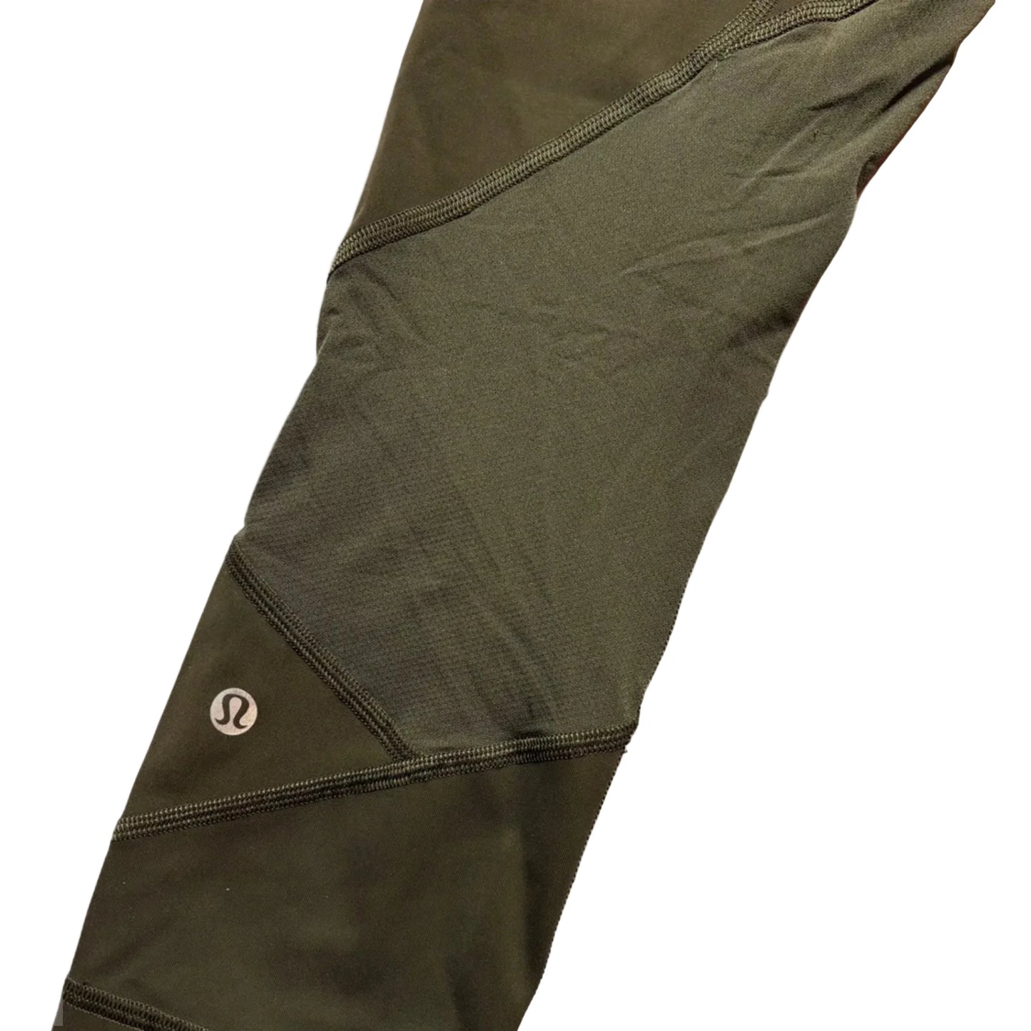 Athletic Leggings Capris By Lululemon In Green, Size: S