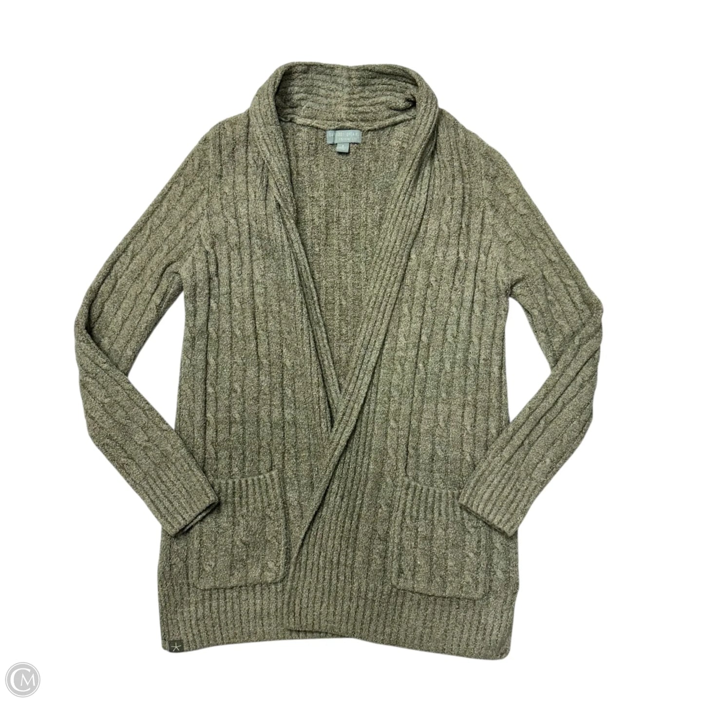 Sweater Cardigan By Barefoot Dreams In Green, Size: S