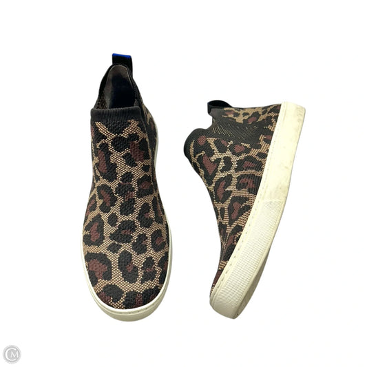 Shoes Sneakers By Rothys In Leopard Print, Size: 8