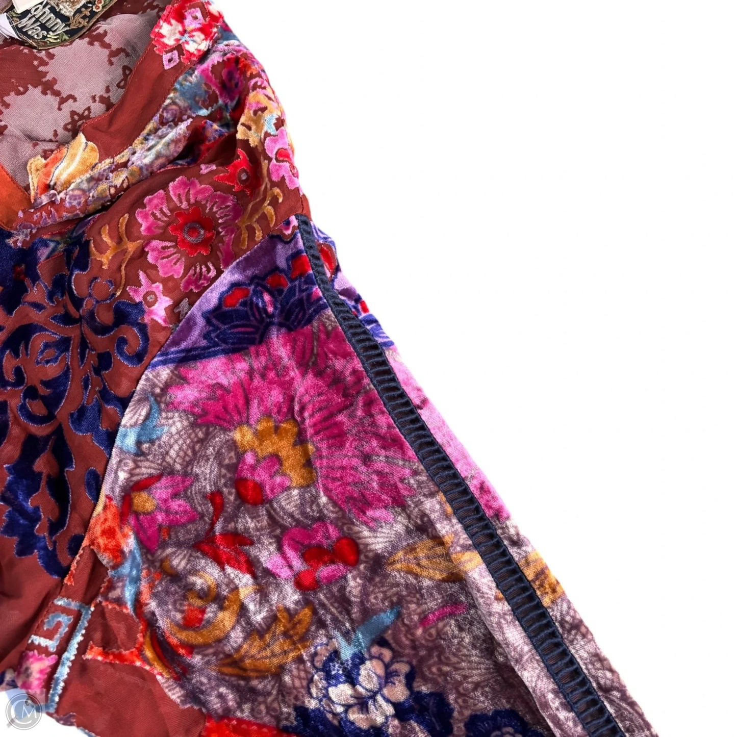 Top Long Sleeve By Johnny Was In Multi-colored, Size: L