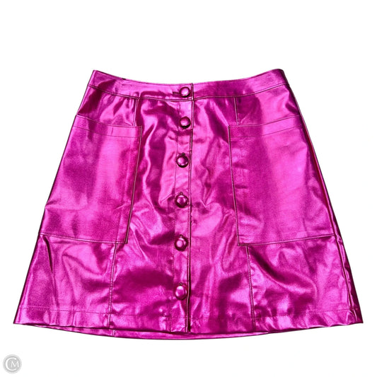 Skirt Mini & Short By Maeve In Pink, Size: M