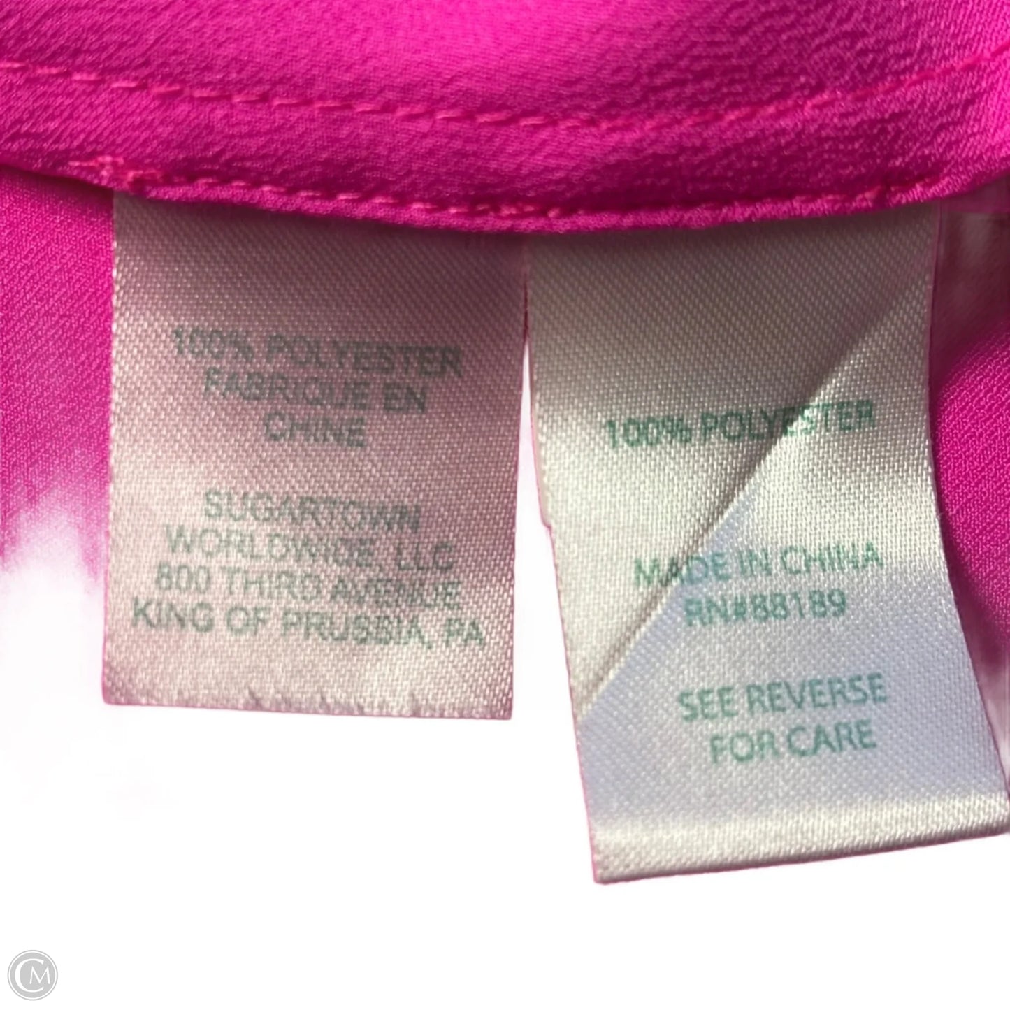 Top 3/4 Sleeve Designer By Lilly Pulitzer In Pink, Size: Xs