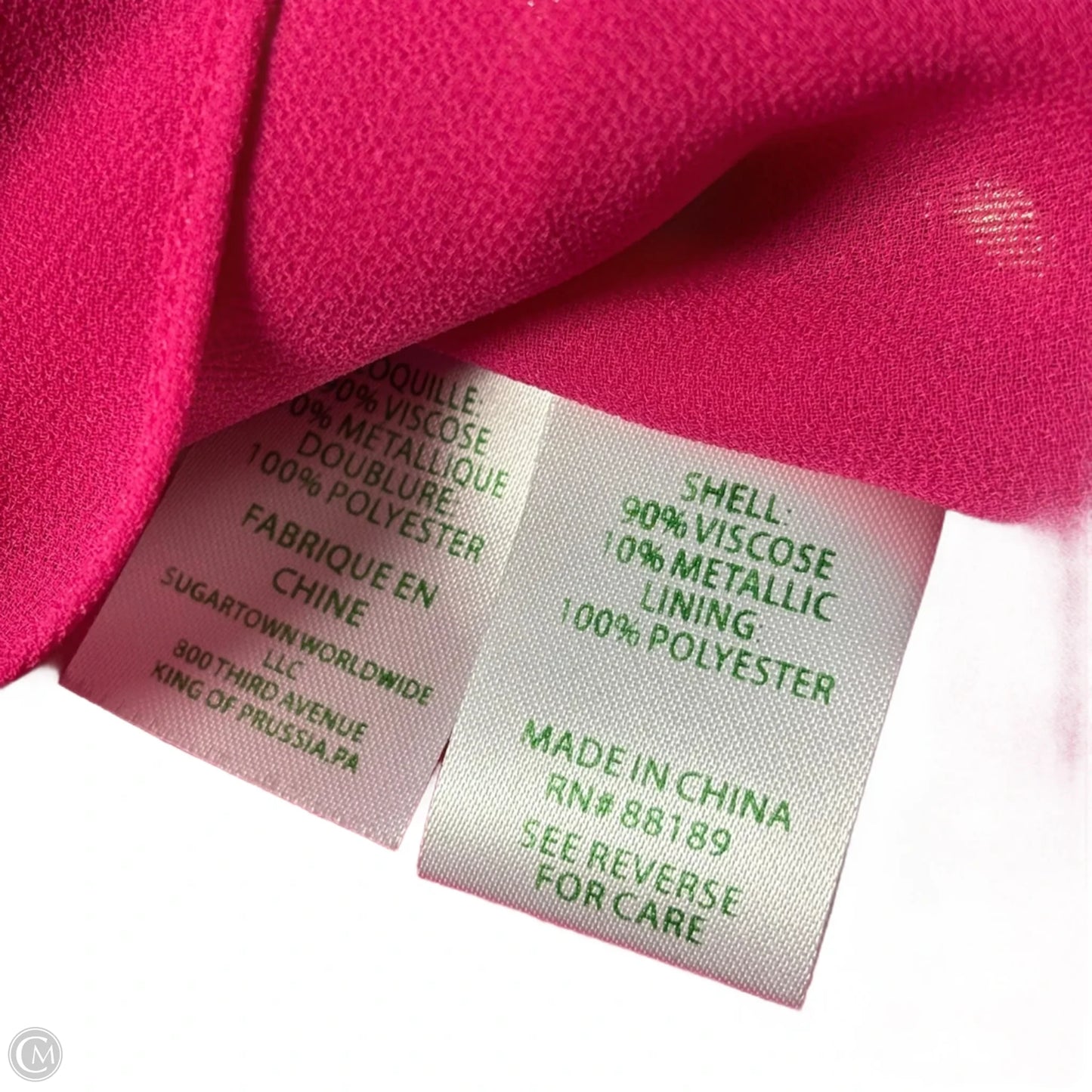 Top Long Sleeve Designer By Lilly Pulitzer In Gold & Pink, Size: Xs