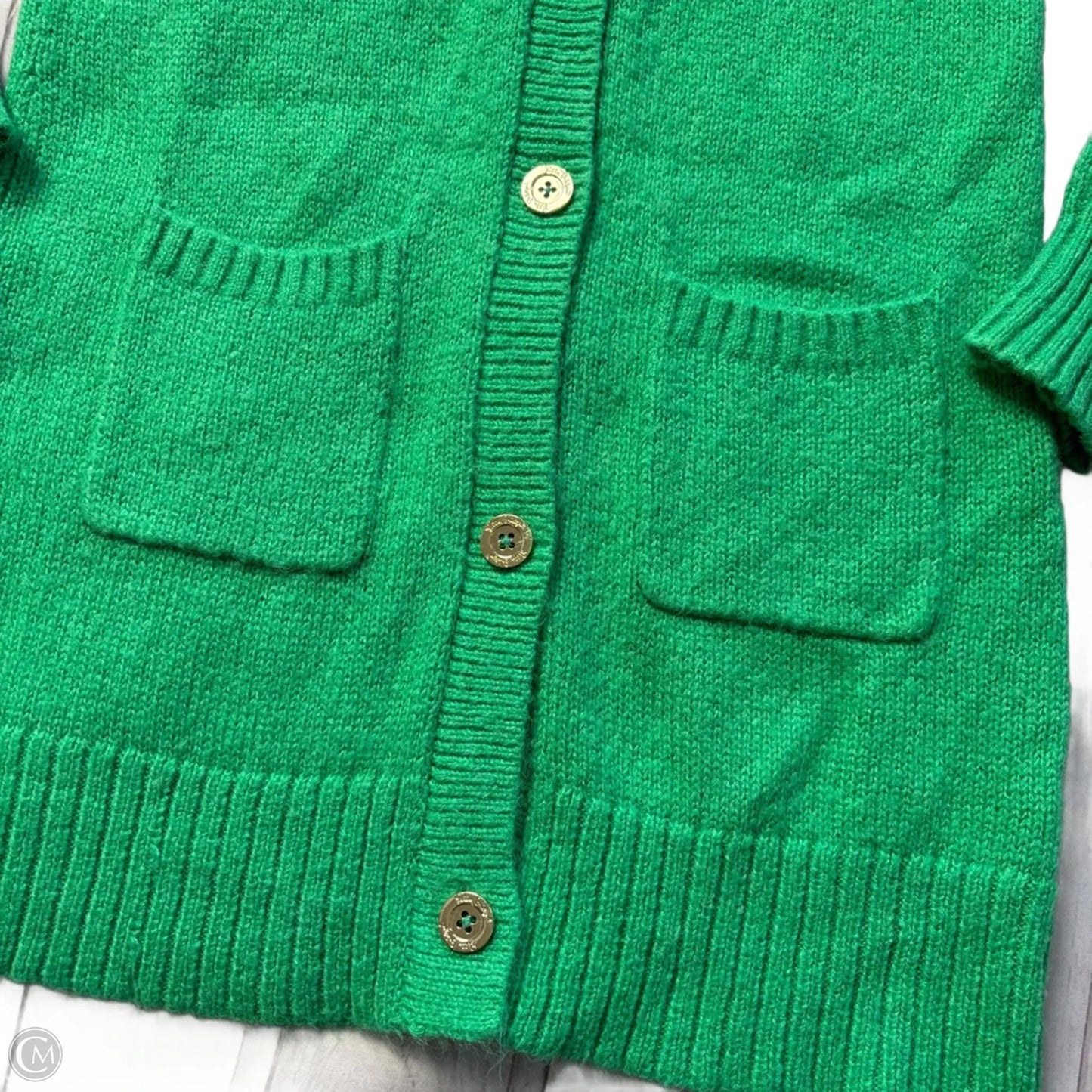 Sweater Cardigan Designer By Lilly Pulitzer In Green, Size: Xs