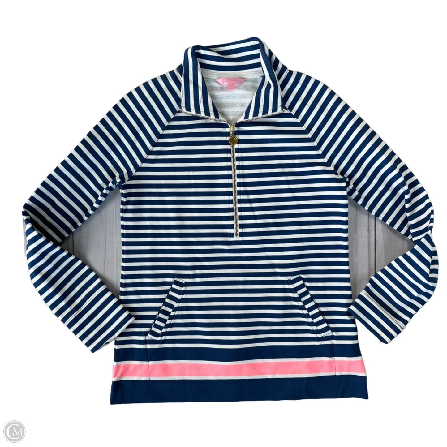 Sweatshirt Designer By Lilly Pulitzer In Striped Pattern, Size: Xs