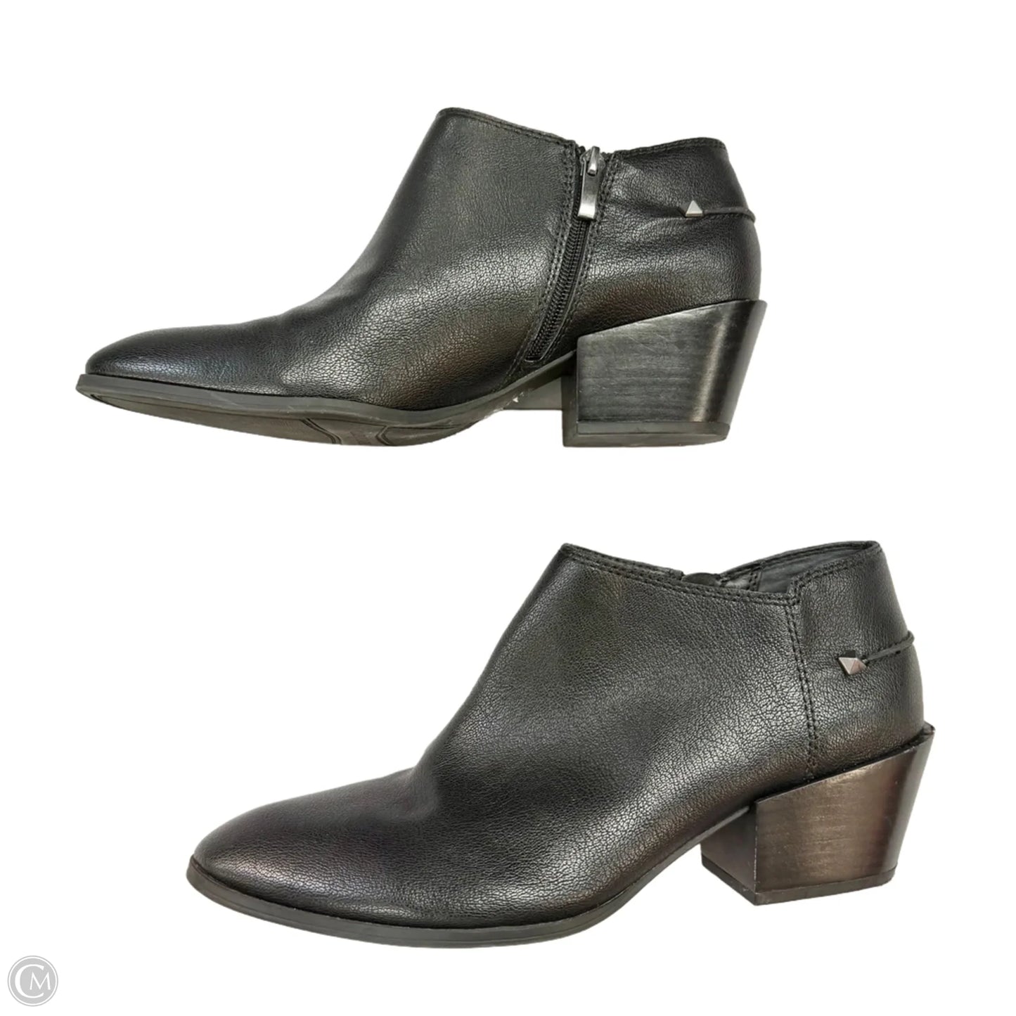 Boots Ankle Heels By Franco Sarto In Black, Size: 11