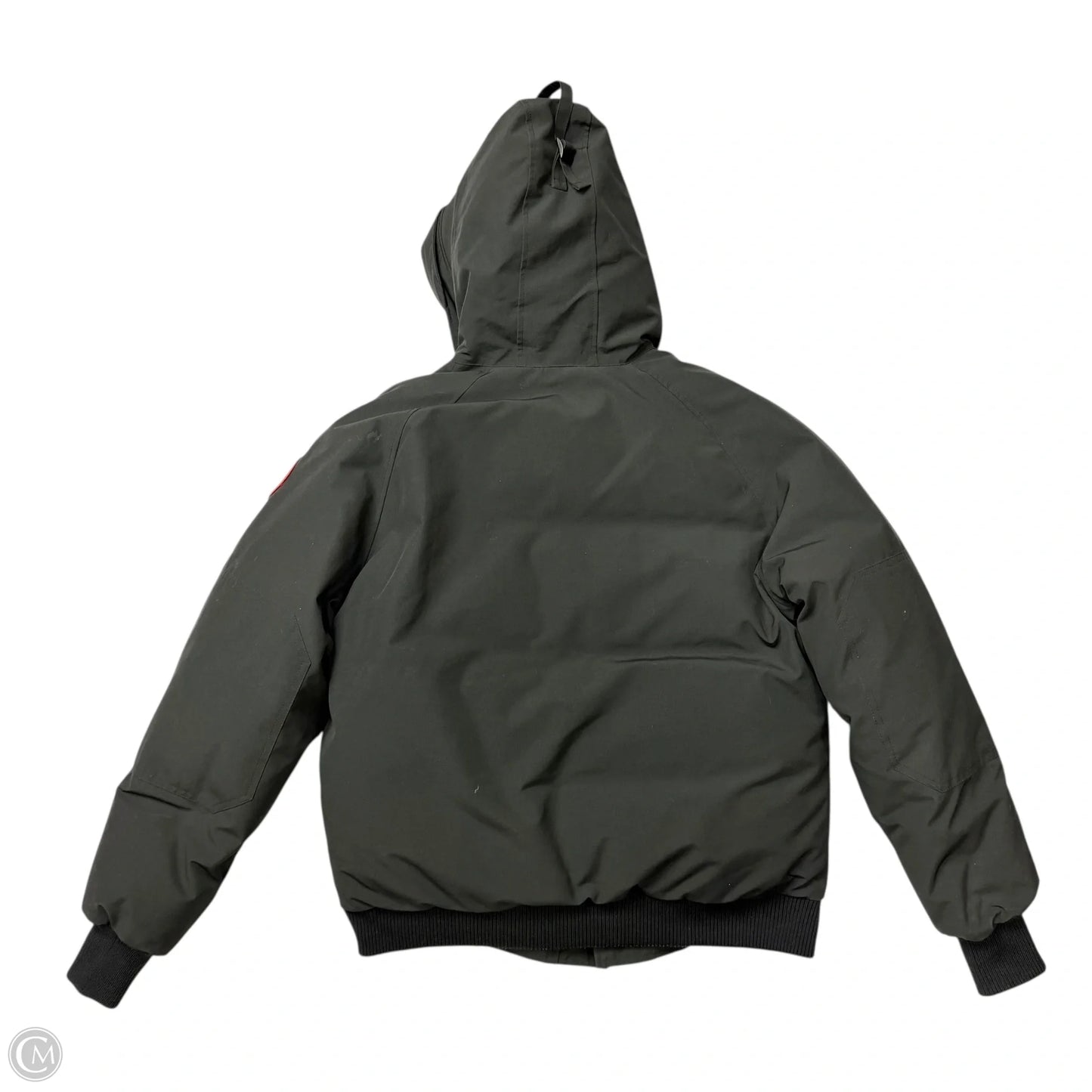 Coat Luxury Designer By Canada Goose In Black, Size: L